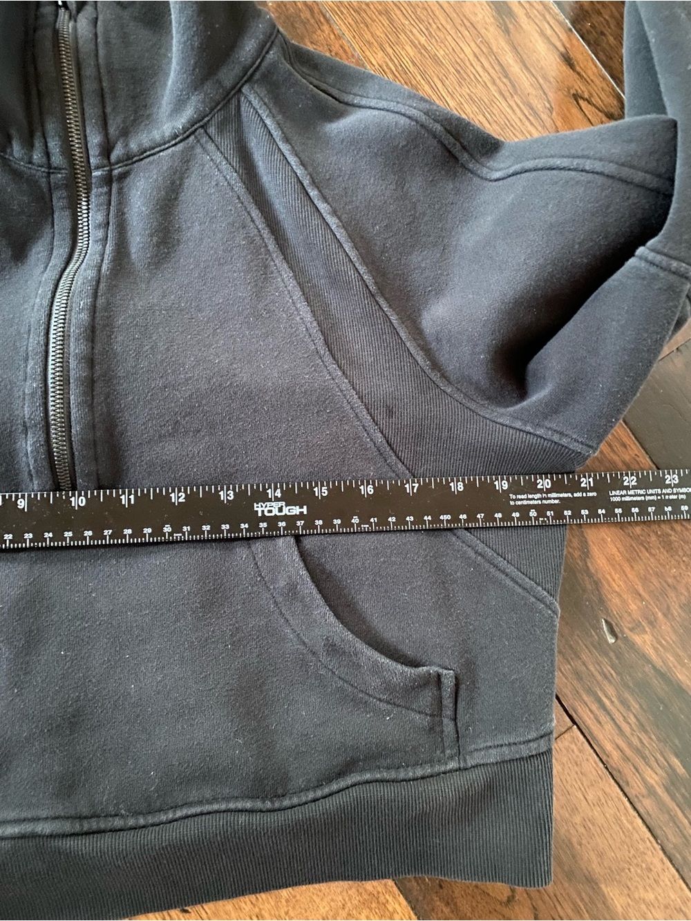 Lululemon Scuba Oversized Half-Zip Hoodie Black XS/S - Picture 6 of 8